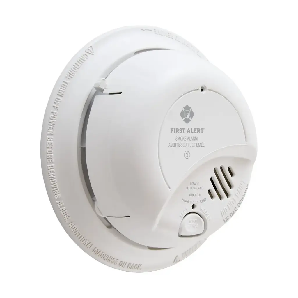 [BRK-9120BA] 120V Wired Smoke Alarm with 9V Backup Battery, Ionization