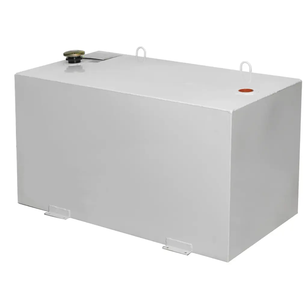 [CRE-484000] 100 Gal. white steel fuel transfer tank
