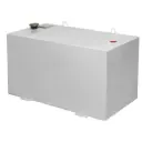 100 Gal. white steel fuel transfer tank