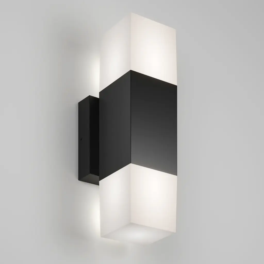 [ART-OUT-LEC-BL] Lennox LED wall sconce indoor/outdoor 11W 30/40/50K 120V matte black
