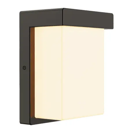 [VO-WL18W-SM-3WAY] Luminaire mural 8" 18W 1500lm 3CCT ajustable noir