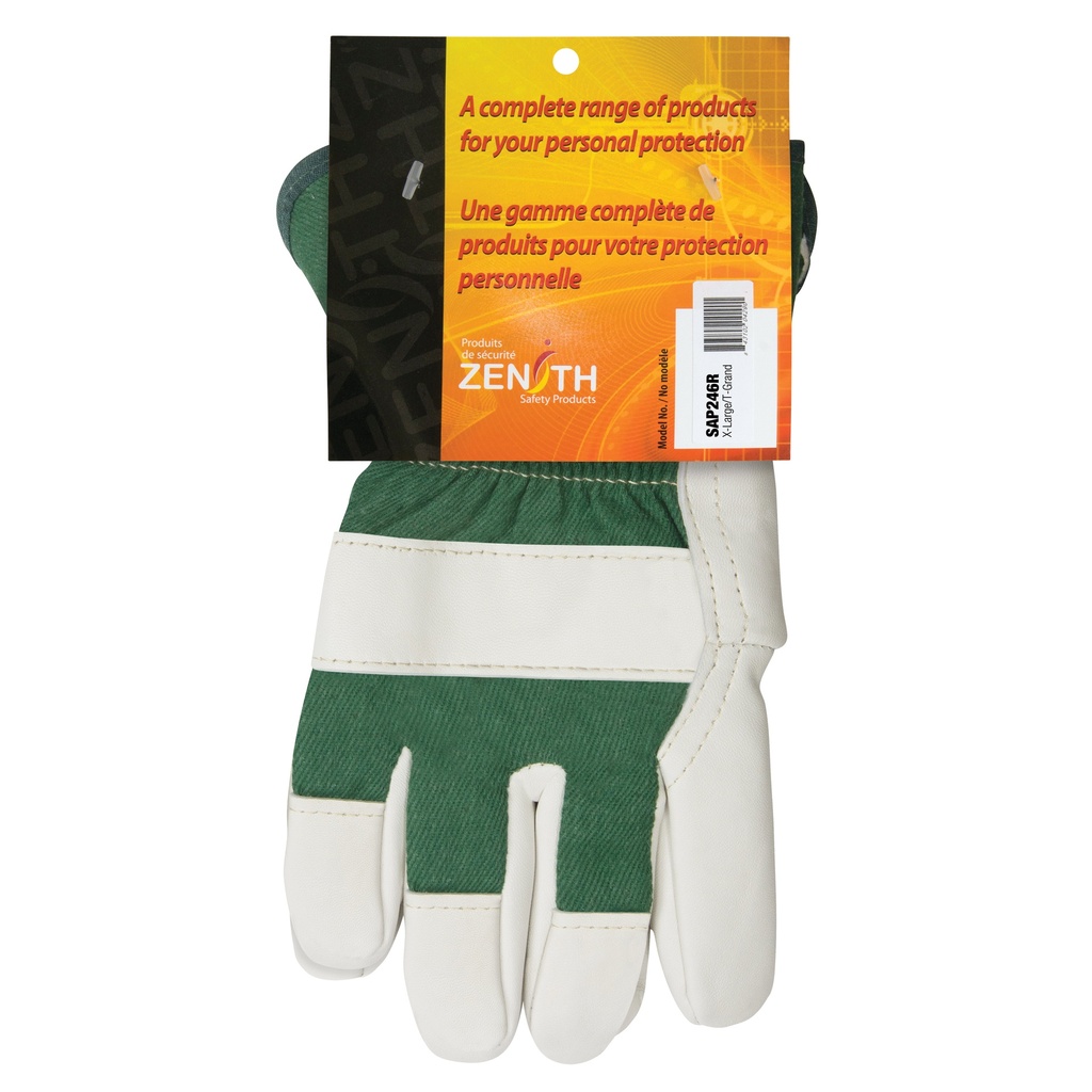 [ZEN-SAP246R] Gants d'ajusteur à chaleur supérieure de première qualité taille T-Grand poignet Sécurité doublure Thinsulate(MC)