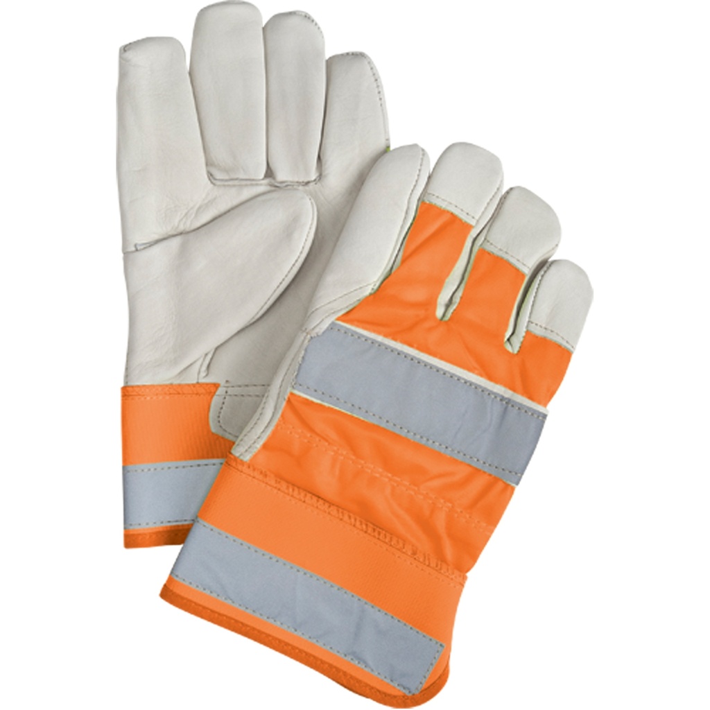 [ZEN-SEK237] Gants d'ajusteur à chaleur supérieure orange haute visibilité taille Grand poignet Sécurité doublure Thinsulate(MC)