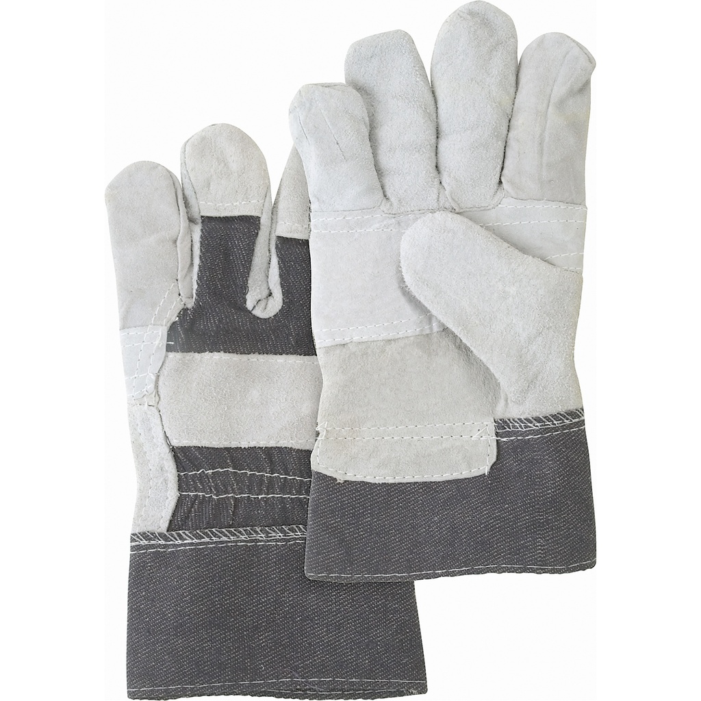 Gants d'ajusteur à paume renforcée d'usage standard taille Grand poignet Sécurité doublure Coton