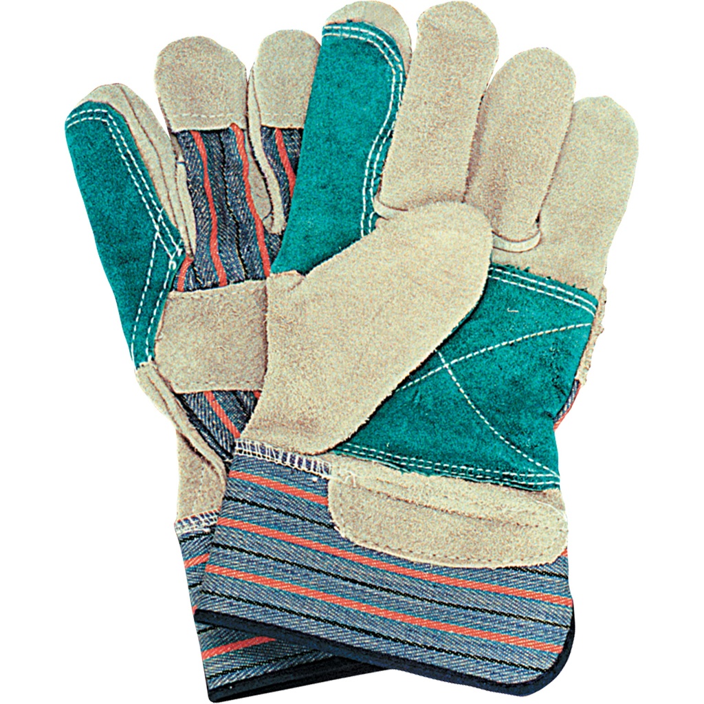 [ZEN-SM578] Gants d'ajusteur avec paume double taille Grand poignet Sécurité doublure Coton