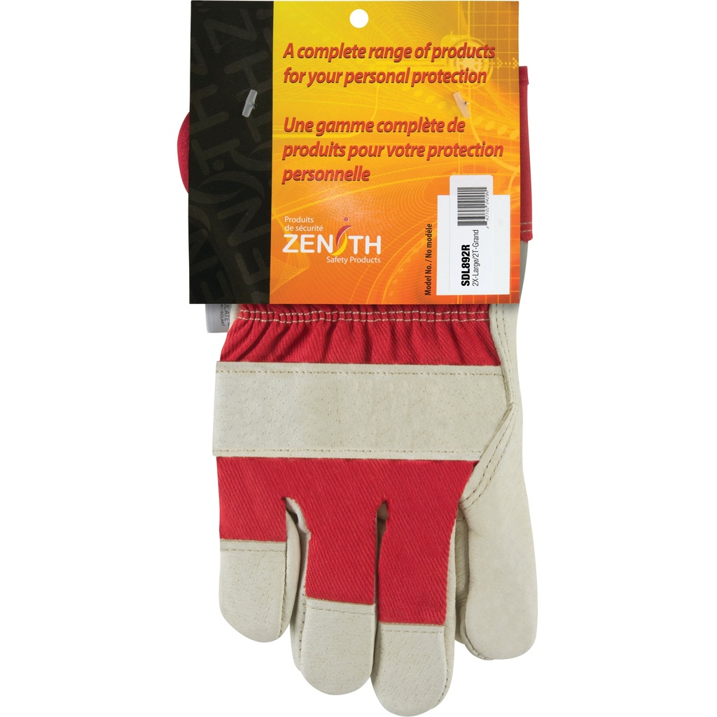 [ZEN-SDL892R] Gants d'ajusteur doublés pour l'hiver à chaleur supérieure taille 2T-Grand poignet Sécurité doublure Thinsulate(MC)