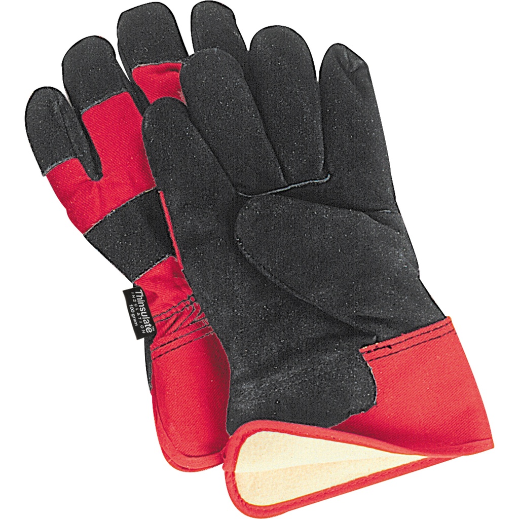 Gants d'ajusteur doublés pour l'hiver à chaleur supérieure taille Grand poignet Sécurité doublure Thinsulate(MC)