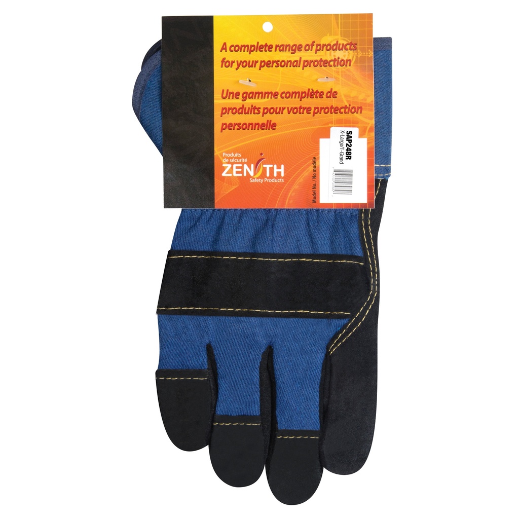 [ZEN-SAP248R] Gants d'ajusteur doublés pour l'hiver à chaleur supérieure taille T-Grand poignet Sécurité doublure Thinsulate(MC)