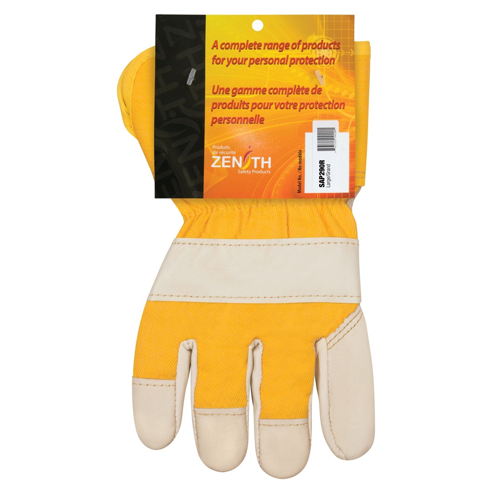 [ZEN-SAP290R] Gants d'ajusteur doublés pour l'hiver d'usage standard taille Grand poignet Sécurité doublure Boa