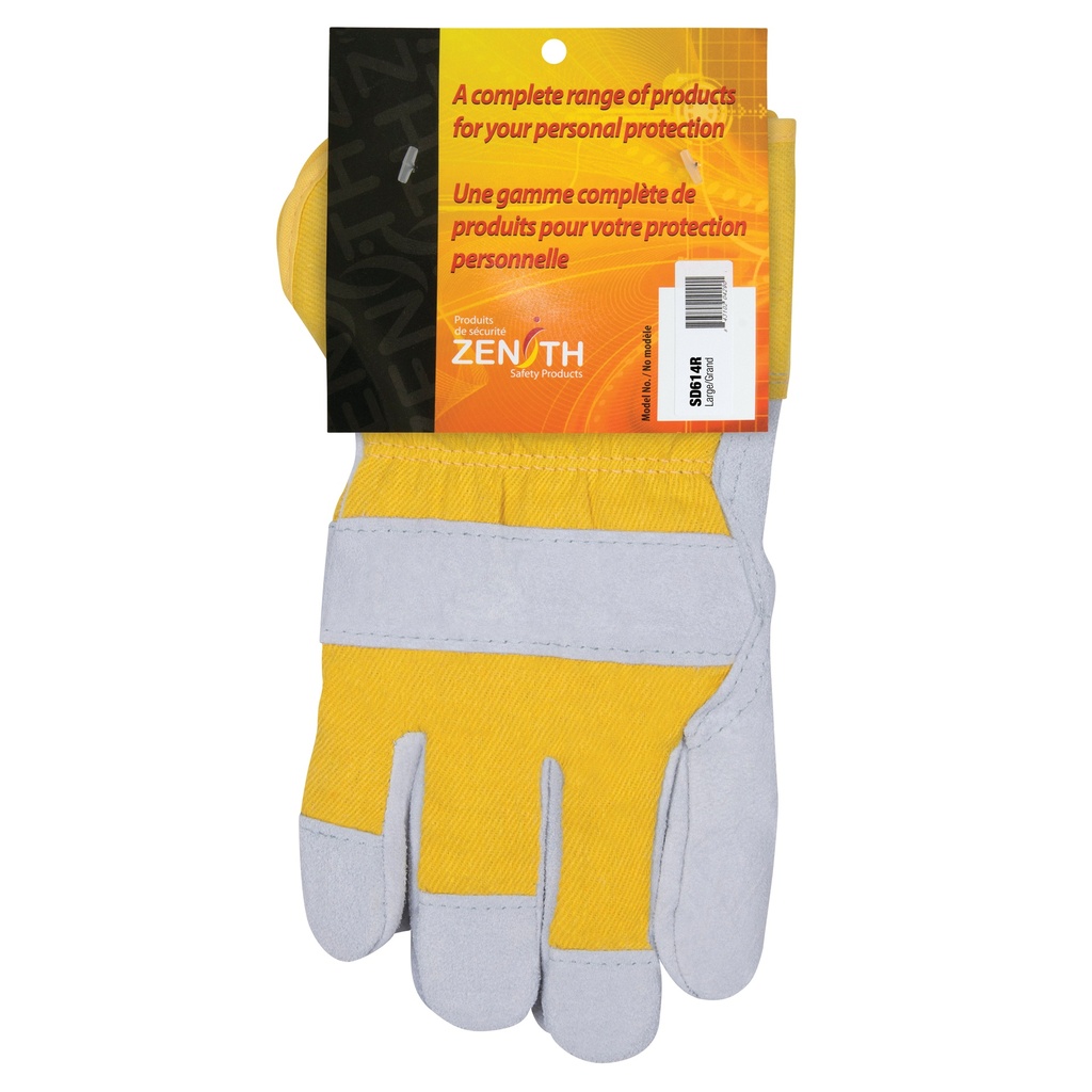 [ZEN-SD614R] Gants d'ajusteur doublés pour l'hiver taille Grand poignet Sécurité doublure Boa