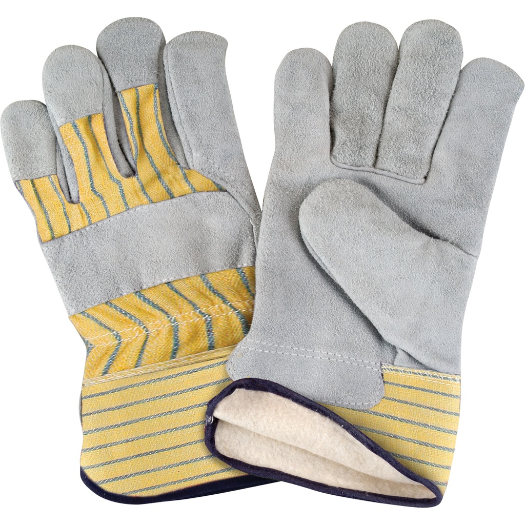 [ZEN-SAP299] Gants d'ajusteur doublés pour l'hiver taille T-Grand poignet Sécurité doublure Molleton de coton