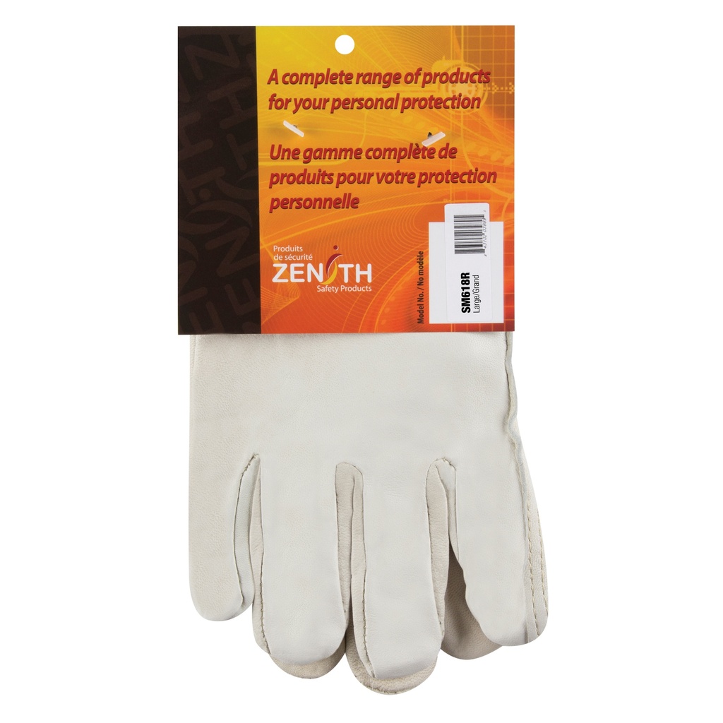 [ZEN-SM618R] Gants de conducteur doublés pour l'hiver taille Grand doublure Molleton
