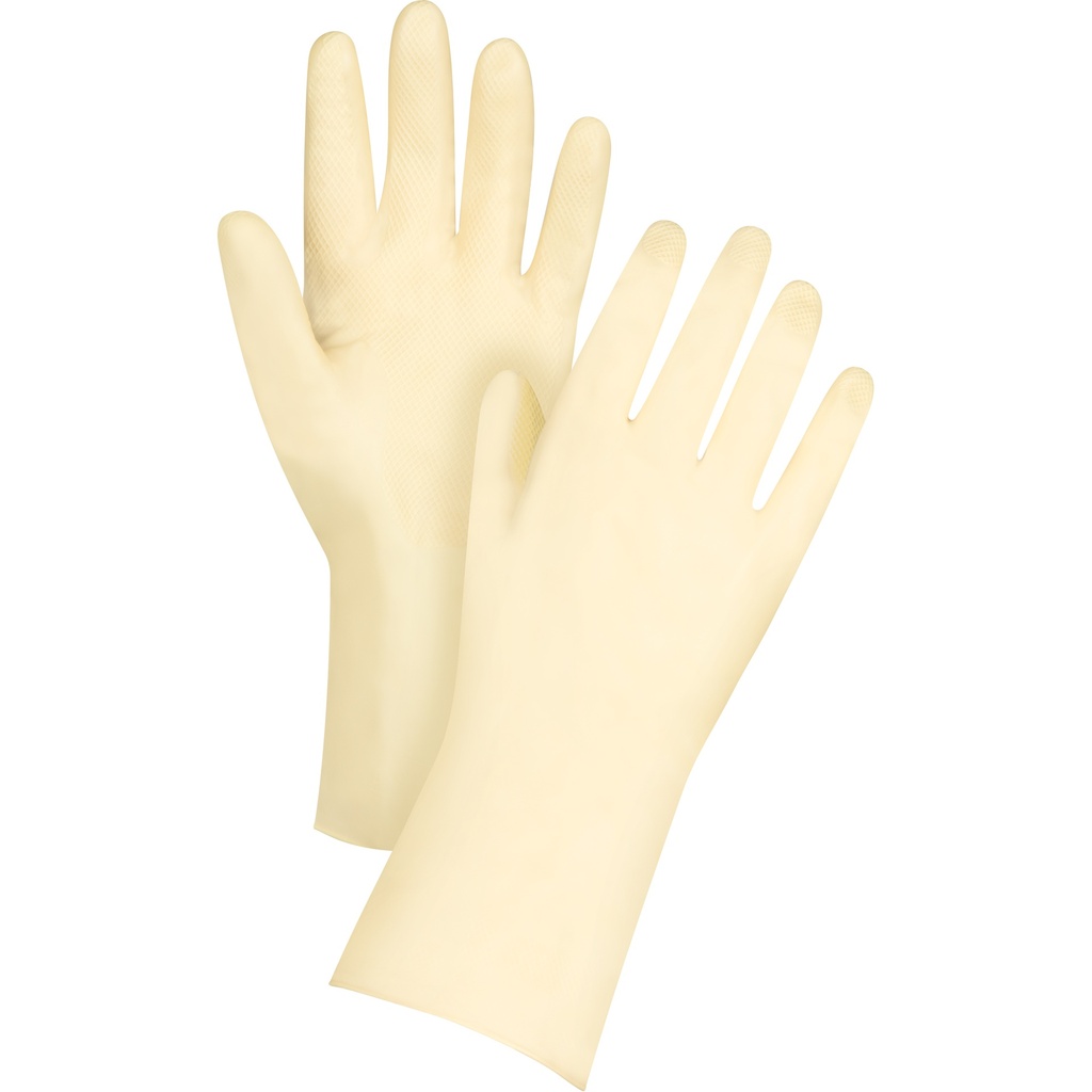 [ZEN-SEI694] Gants de conserverie de première qualité taille Grand/9 Latex de caoutchouc poignet Droit