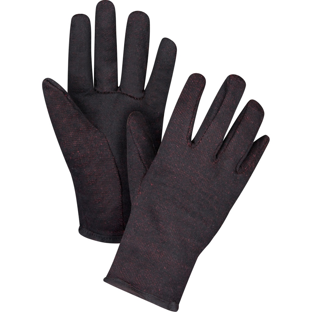 [ZEN-SEE949] Gants de jersey taille Grand poignet À enfiler doublure Molleton rouge
