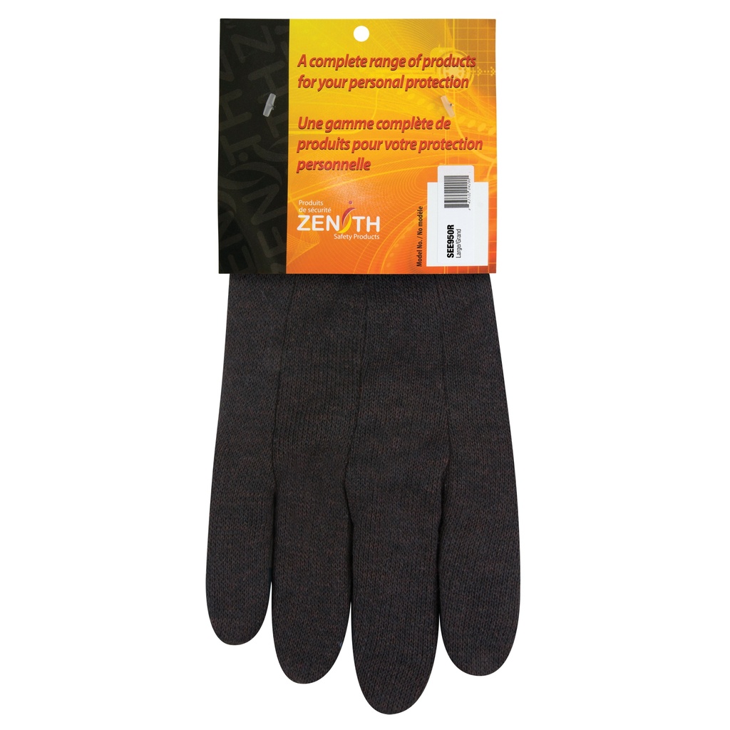[ZEN-SEE950R] Gants de jersey taille Grand poignet Poignet en tricot