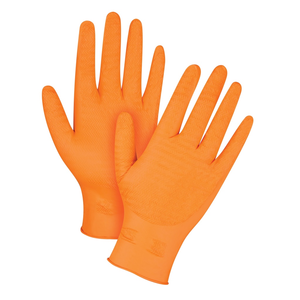 [ZEN-SGY266] Gants de poids lourd Gripper taille Grand Nitrile