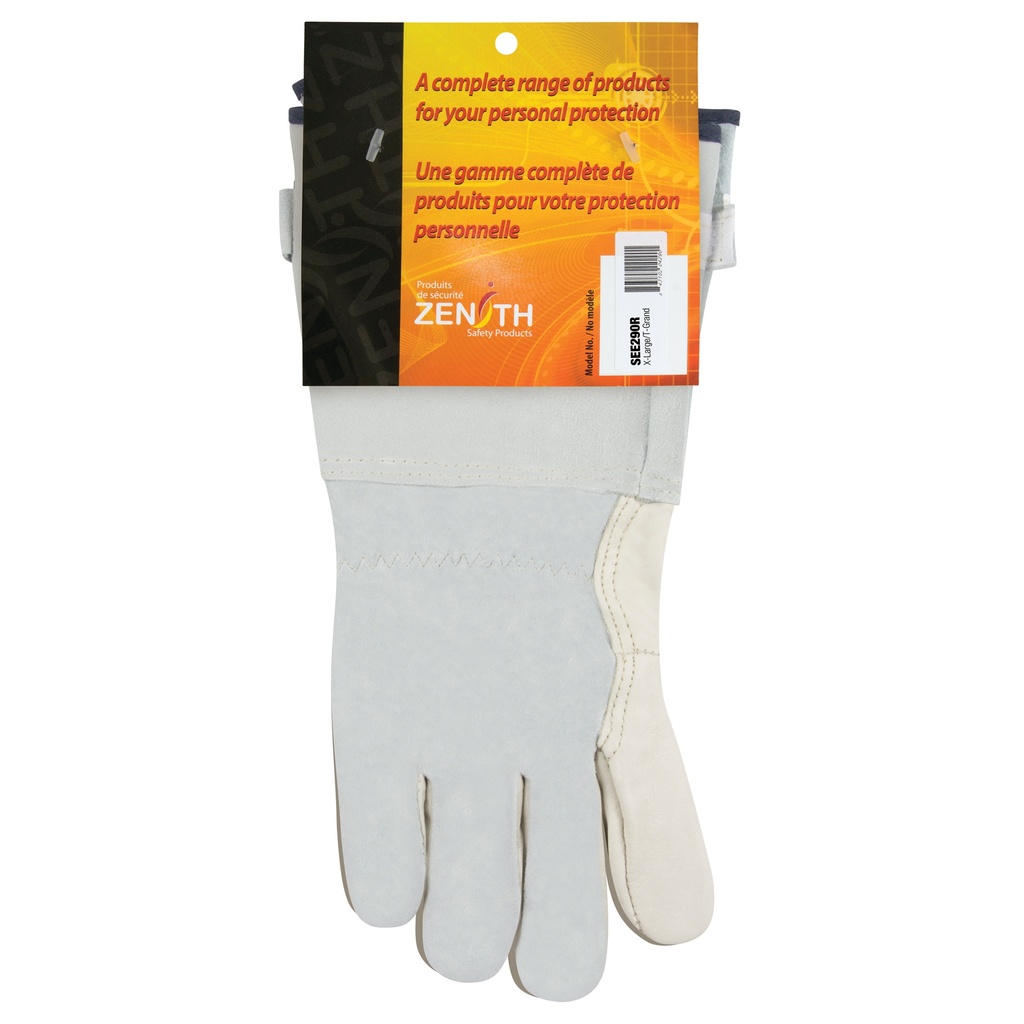 [ZEN-SEE290R] Gants de travail à ajustement d'usage standard taille T-Grand poignet Manchette