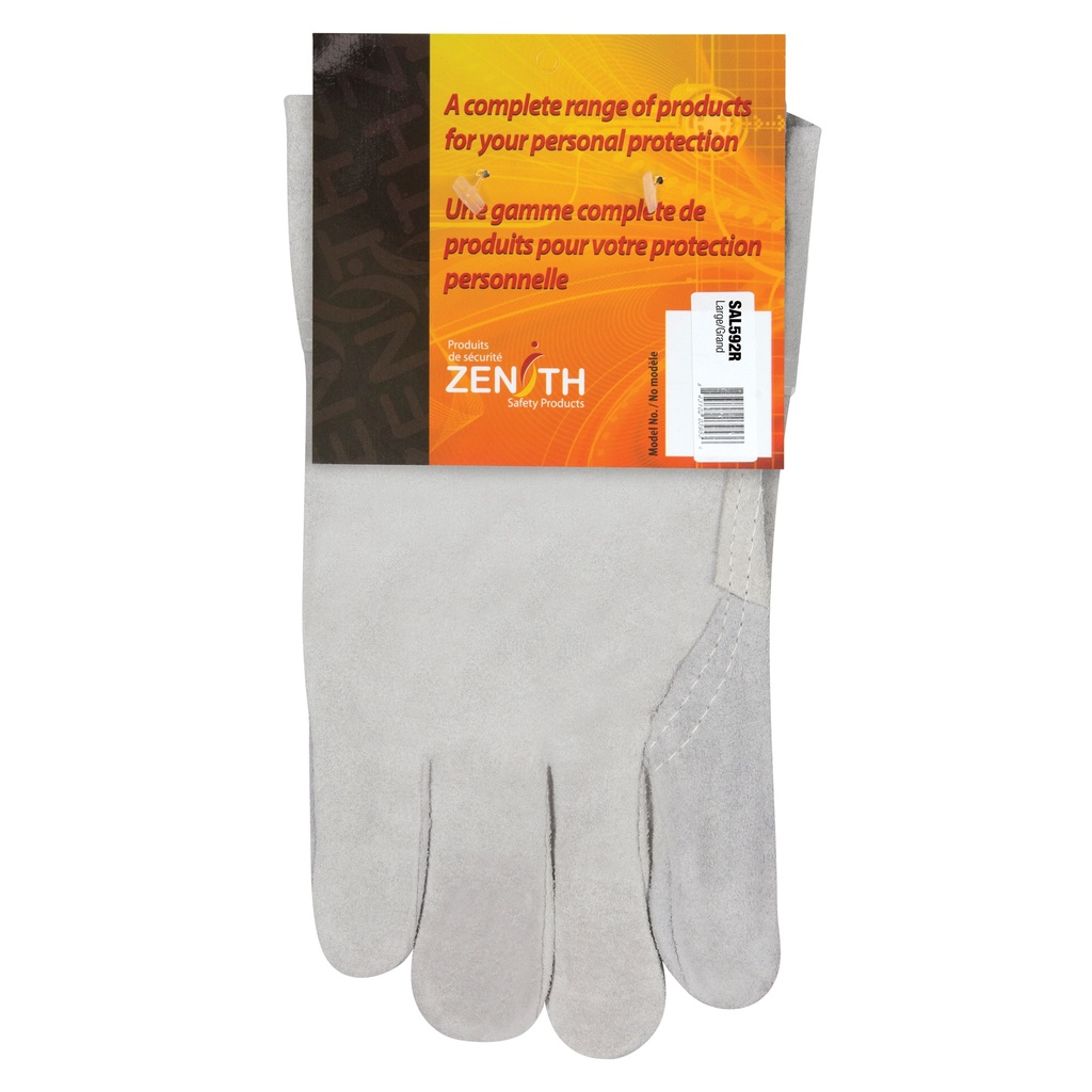[ZEN-SAL592R] Gants de travail d'usage standard taille Grand poignet Sécurité