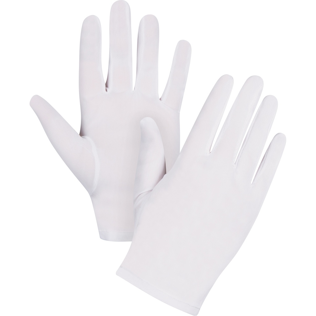 [ZEN-SDS931] Gants d'inspection peu pelucheux taille Dames/T-petit Nylon poignet À ourlet