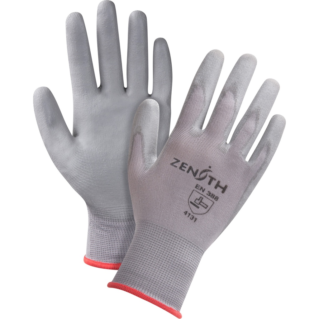 Gants en nylon enduits de polyuréthane sans DMF taille 2T-Grand/11 Nylon paume enduite de Polyuréthane