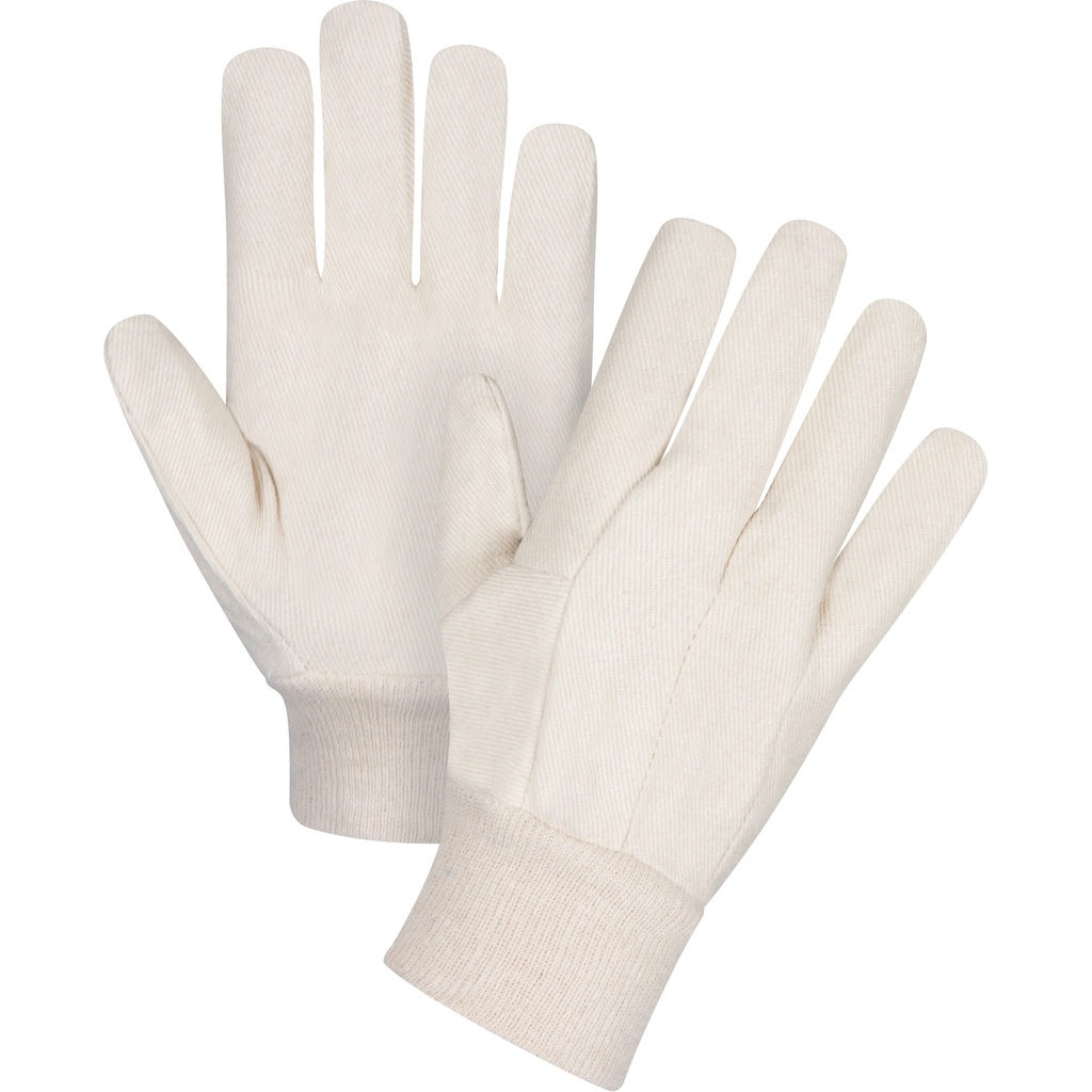Gants en toile de coton taille T-Grand