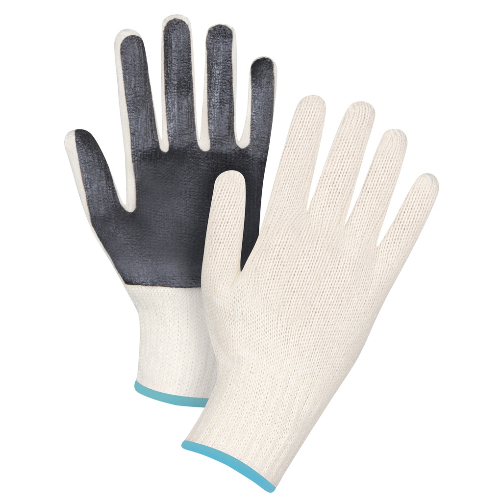 Gants en tricot à paume enduite taille T-Grand Poly/coton paume enduite de Un côté