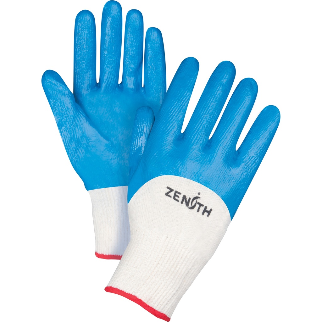 Gants enduits et tricotés sans coutures de poids moyen taille Petit/7 Coton paume enduite de Nitrile