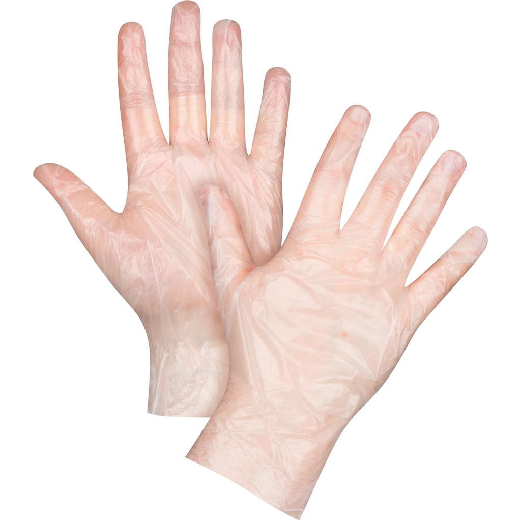 Gants jetables économiques taille T-Grand Polyéthylène