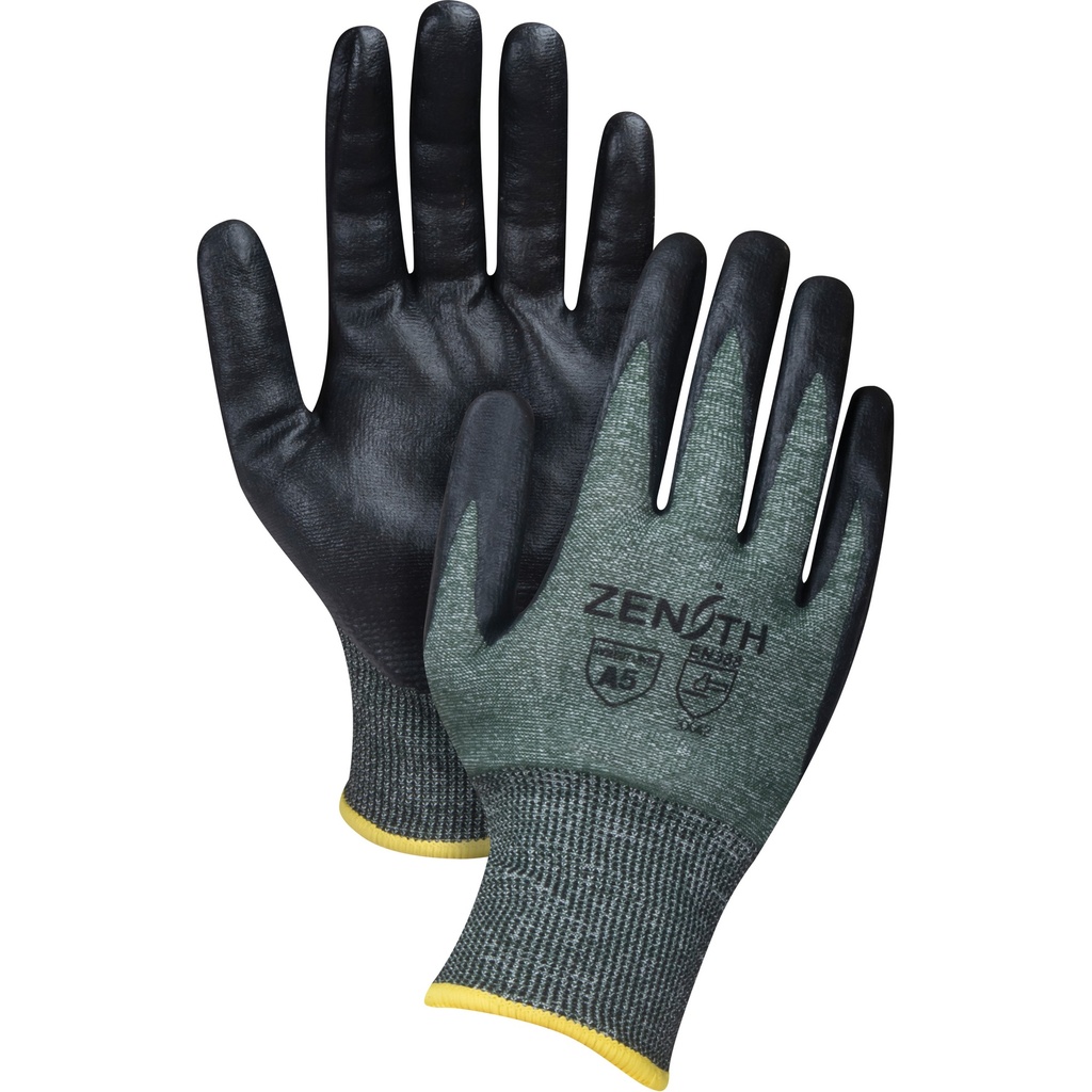 [ZEN-SGX791] Gants légers et haute dextérité résistants à la coupe taille 2T-Grand PEHP/Nylon/Spandex paume enduite de Mousse de nitrile