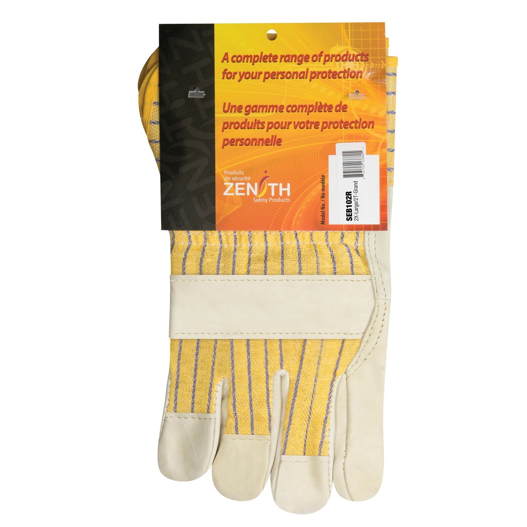 [ZEN-SEB102R] Gants pour ajusteur résistant à l'abrasion taille 2T-Grand poignet Sécurité