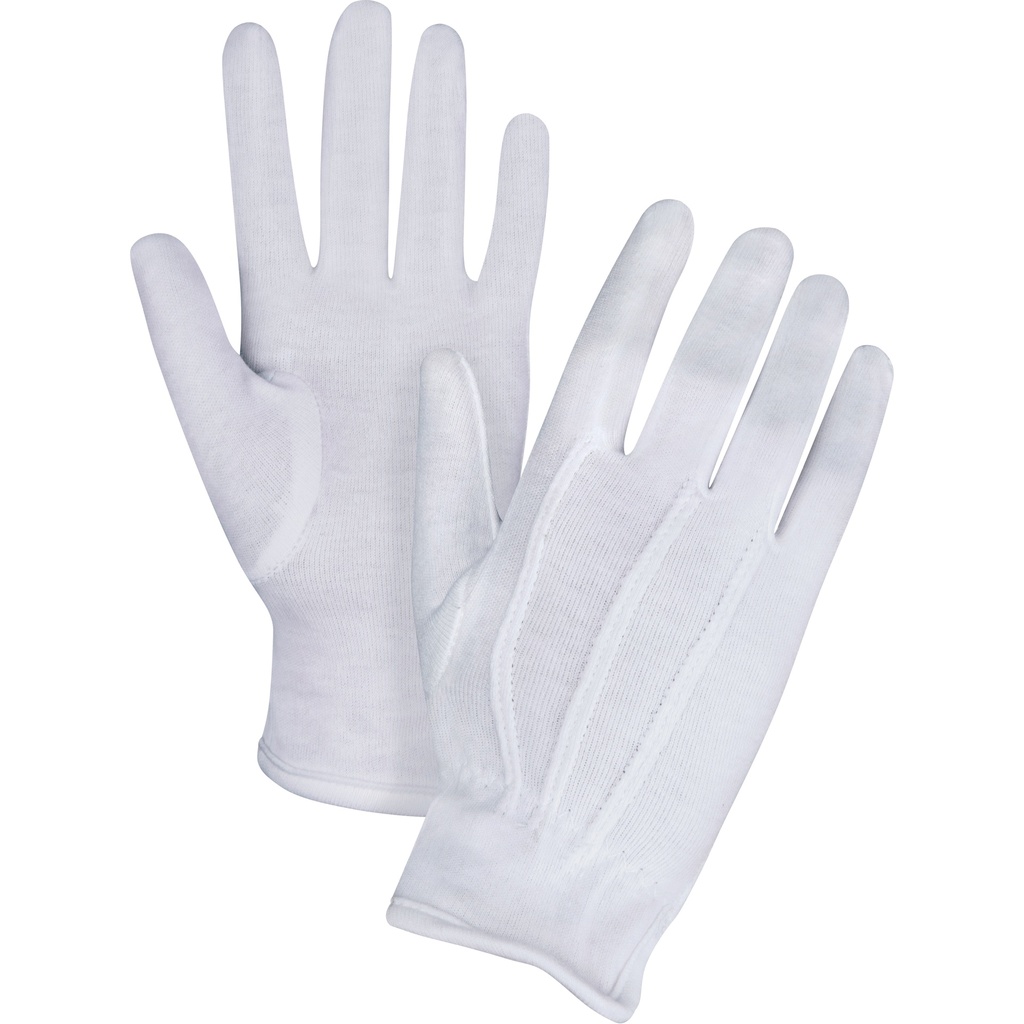 Gants pour serveur/parade taille T-Grand Coton poignet À ourlet