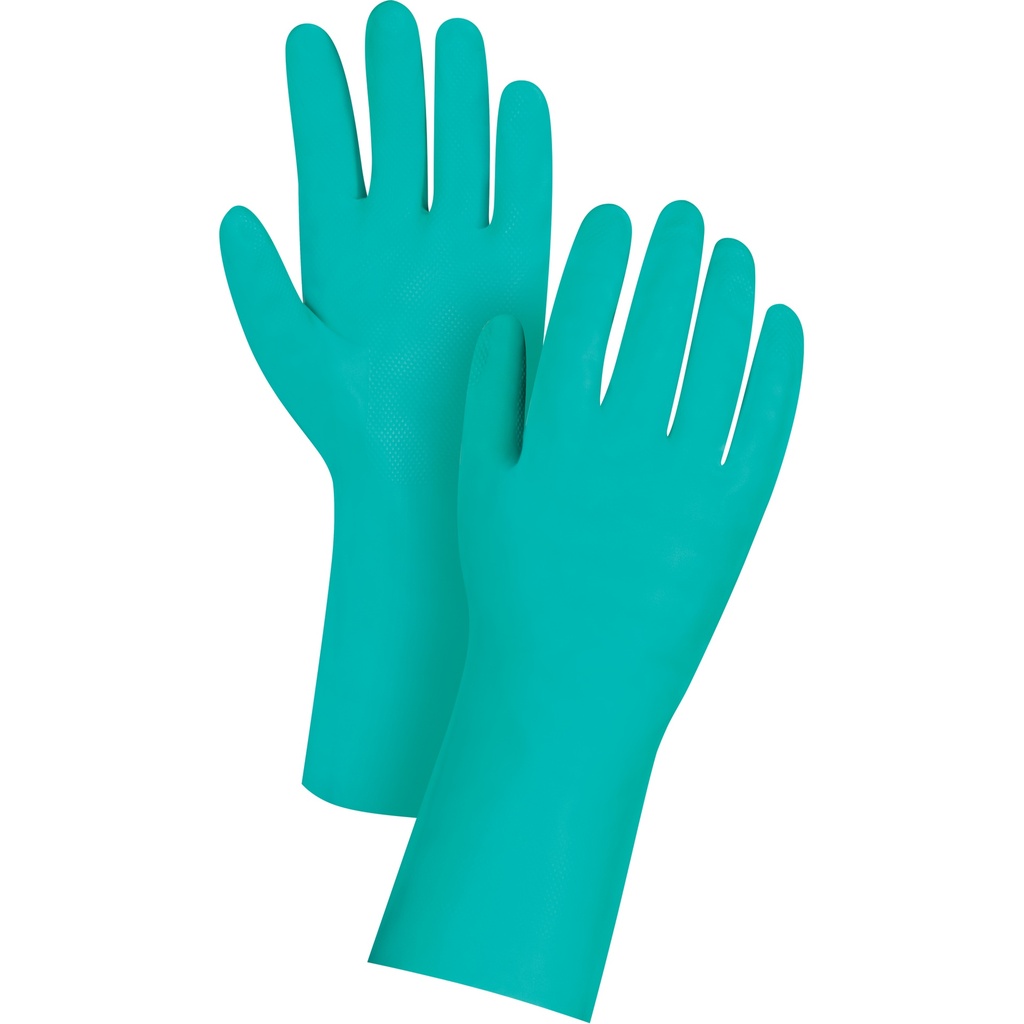 Gants résistants aux produits chimiques à prise en losange taille 8 Nitrile poignet Droit