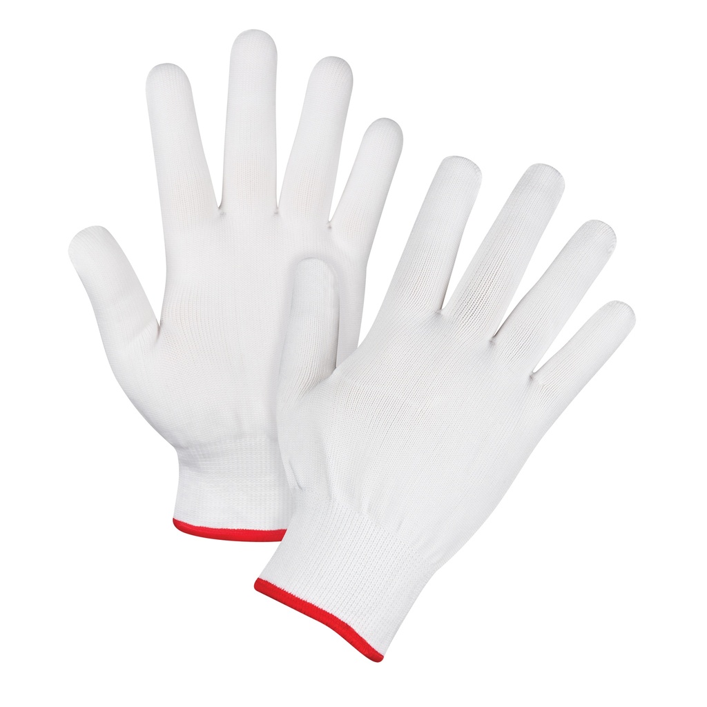 Gants tricotés sans couture taille Dames Polyester paume enduite de Sans revêtement