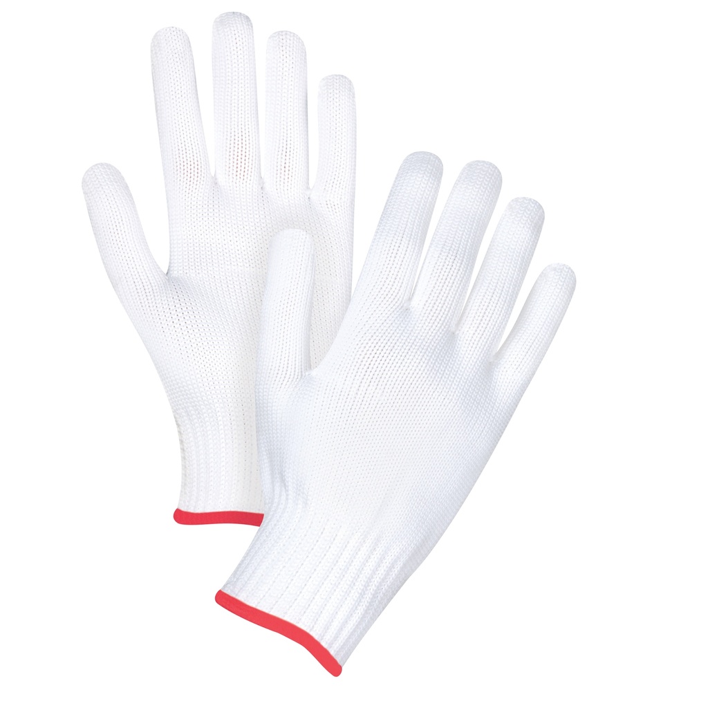 Gants tricotés sans couture taille Petit Polyester paume enduite de Sans revêtement