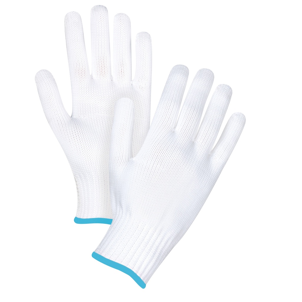 Gants tricotés sans couture taille T-Grand Polyester paume enduite de Sans revêtement