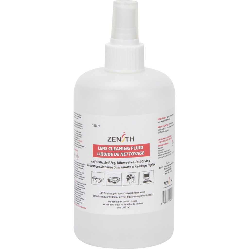 Solution de nettoyage de lentilles