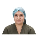 Bonnet bouffant plissé taille 21" Polypropylène