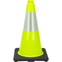 Cône de signalisation de première qualité 18" vert lime