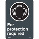 Enseigne «Ear Protection Required» Vinyle 10" x 14"