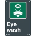 Enseigne «Eye Wash» Plastique 10" x 14"