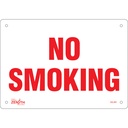 Enseigne «No Smoking» Aluminium 10" x 7"