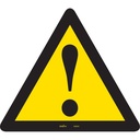 Enseigne de sécurité conforme à la CSA - Avertissement général Vinyle 12" x 12"