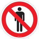 Enseigne de sécurité conforme à la CSA - Do Not Enter Vinyle 12" x 12"