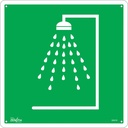 Enseigne de sécurité conforme à la CSA - Emergency Shower Plastique 12" x 12"
