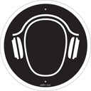 Enseigne de sécurité conforme à la CSA - Hearing Protection Required Plastique 12" x 12"