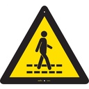 Enseigne de sécurité conforme à la CSA - Pedestrian Safety Lane Plastique 12" x 12"