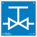 Enseigne de sécurité conforme à la CSA - Valve Plastique 6" x 6"