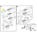 Montant gauche d'escalier principal