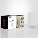 Lauren Plafonnier en surface cylindrique 1 × E26 60W max fini blanc