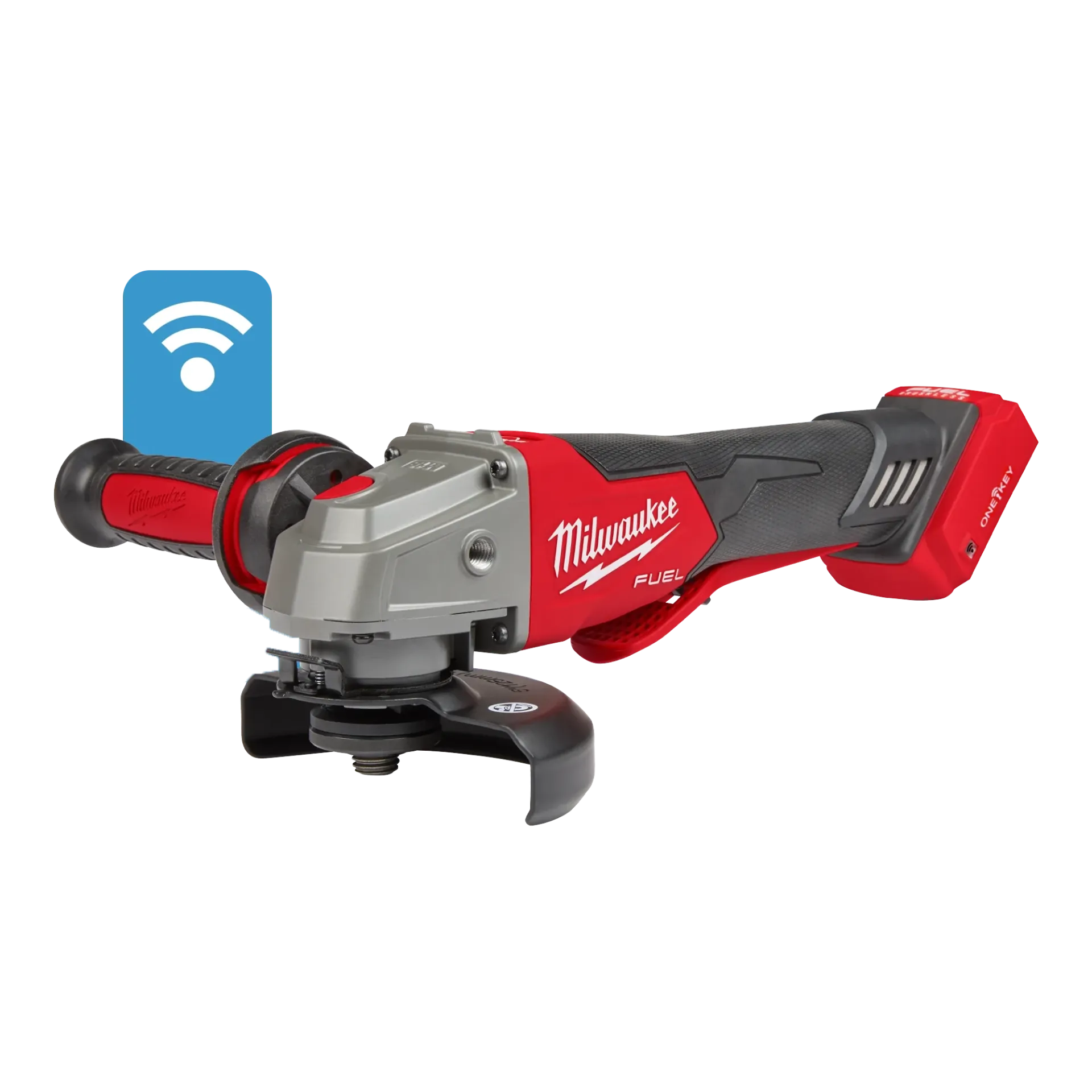 M18 FUEL™ Meuleuse avec frein 4‑1/2 po / 5 po, interrupteur à palette, ONE‑KEY™